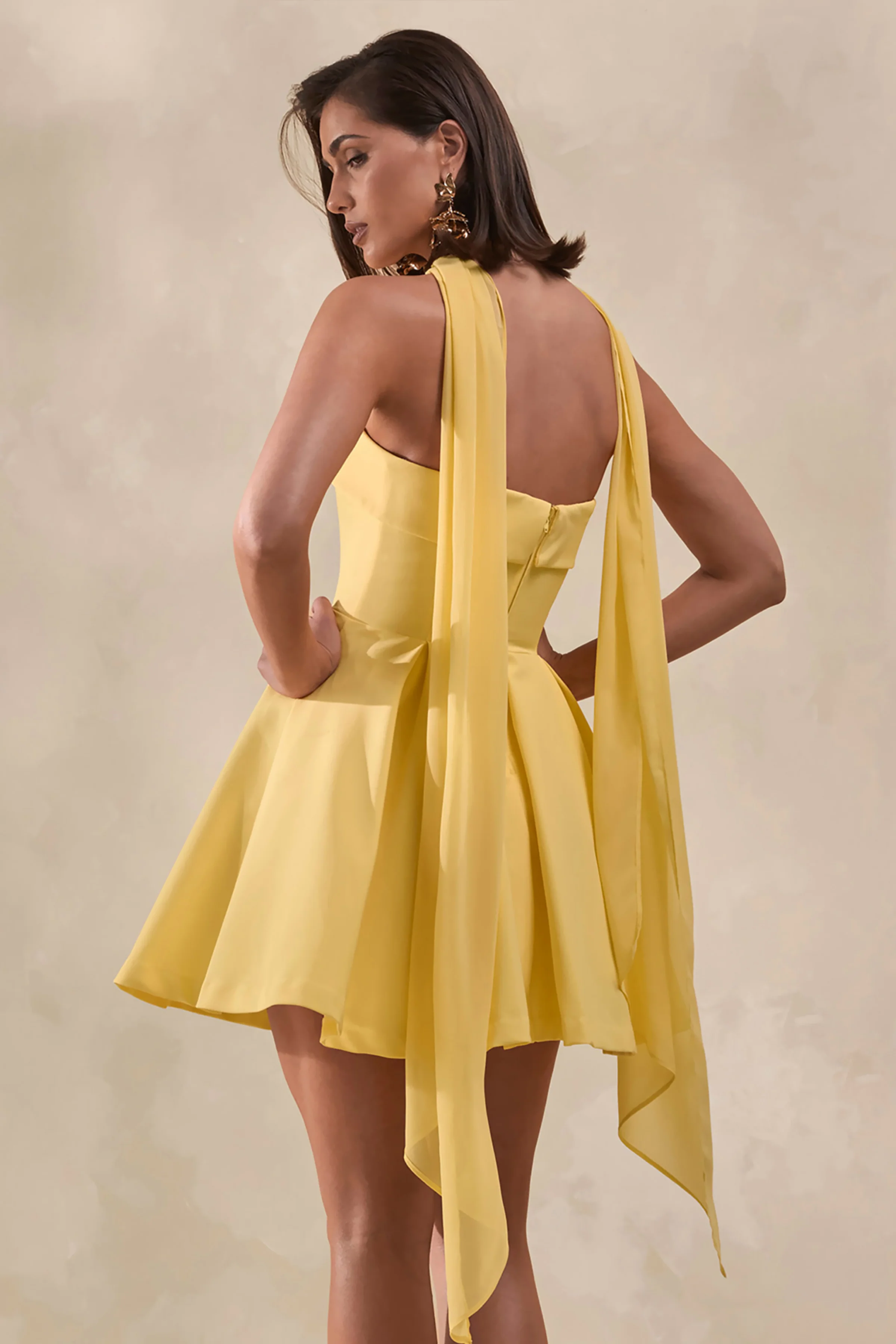 Bruna | Lemon Chiffon Scarf