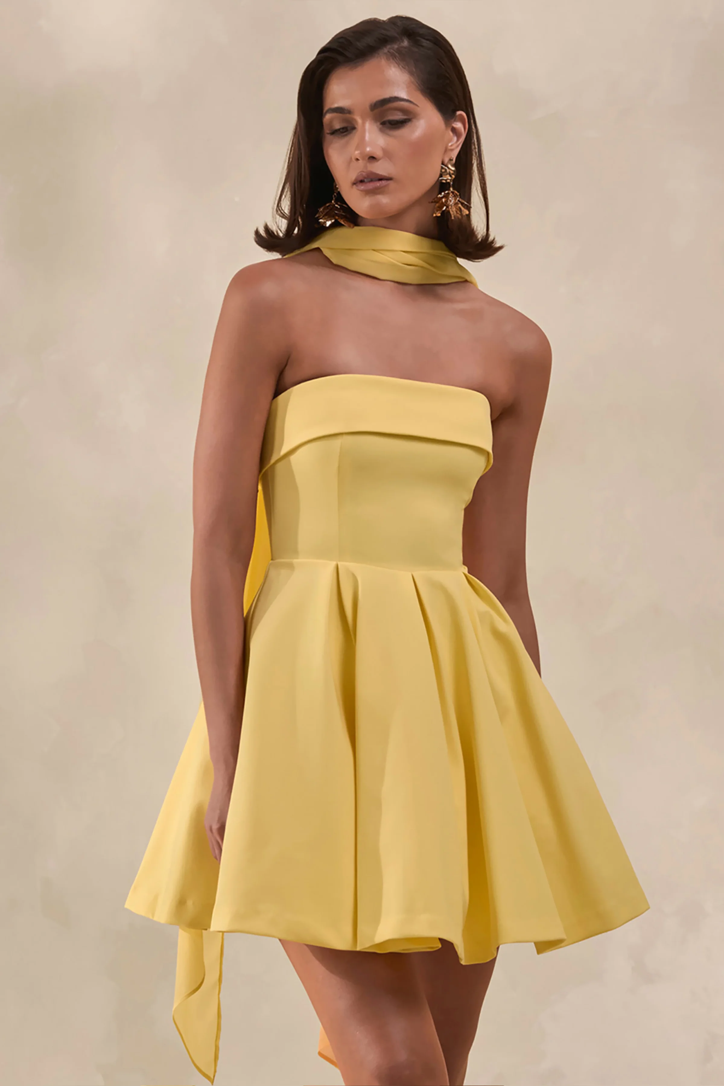 Bruna | Lemon Chiffon Scarf - Image 2