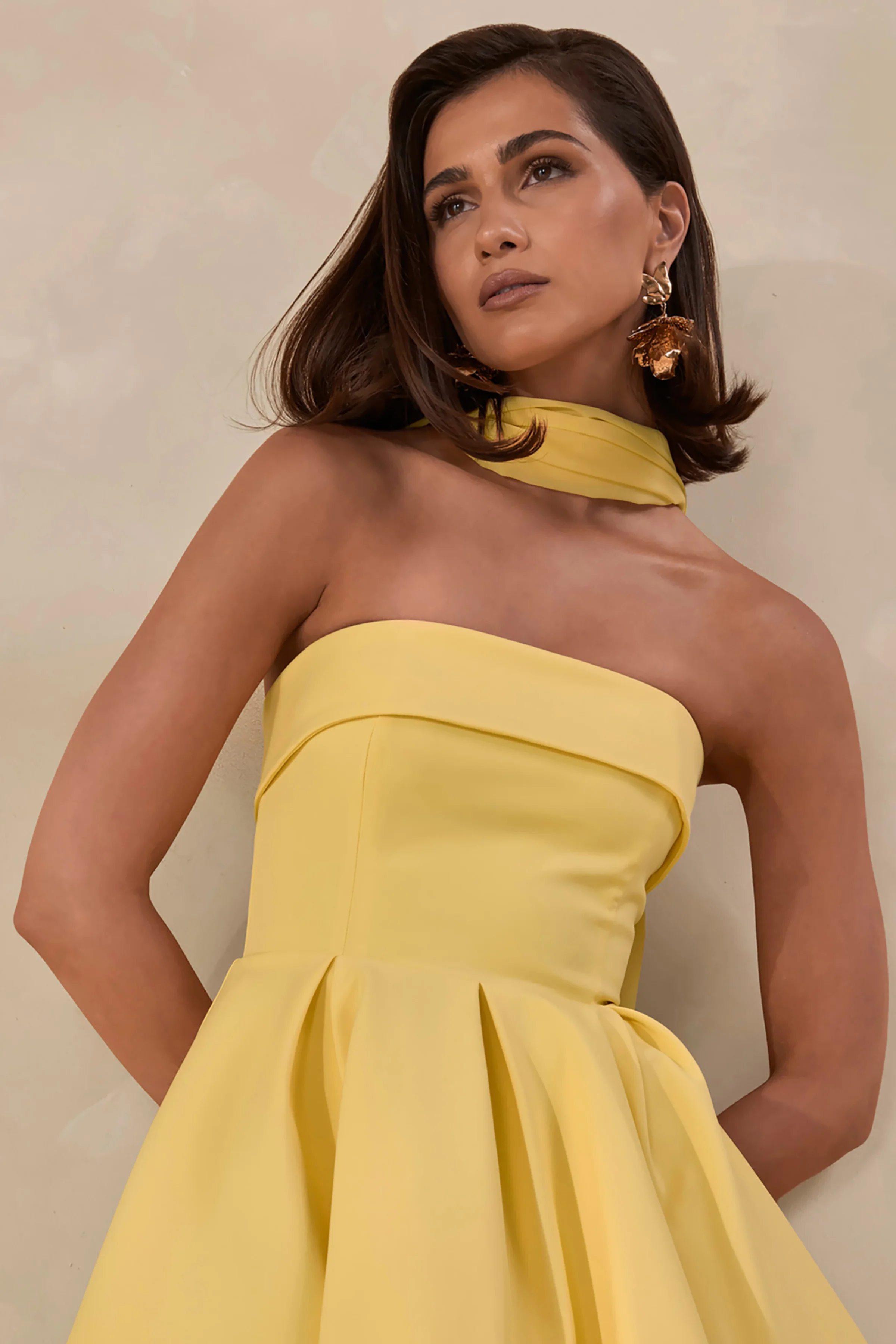 Bruna | Lemon Chiffon Scarf - Image 3