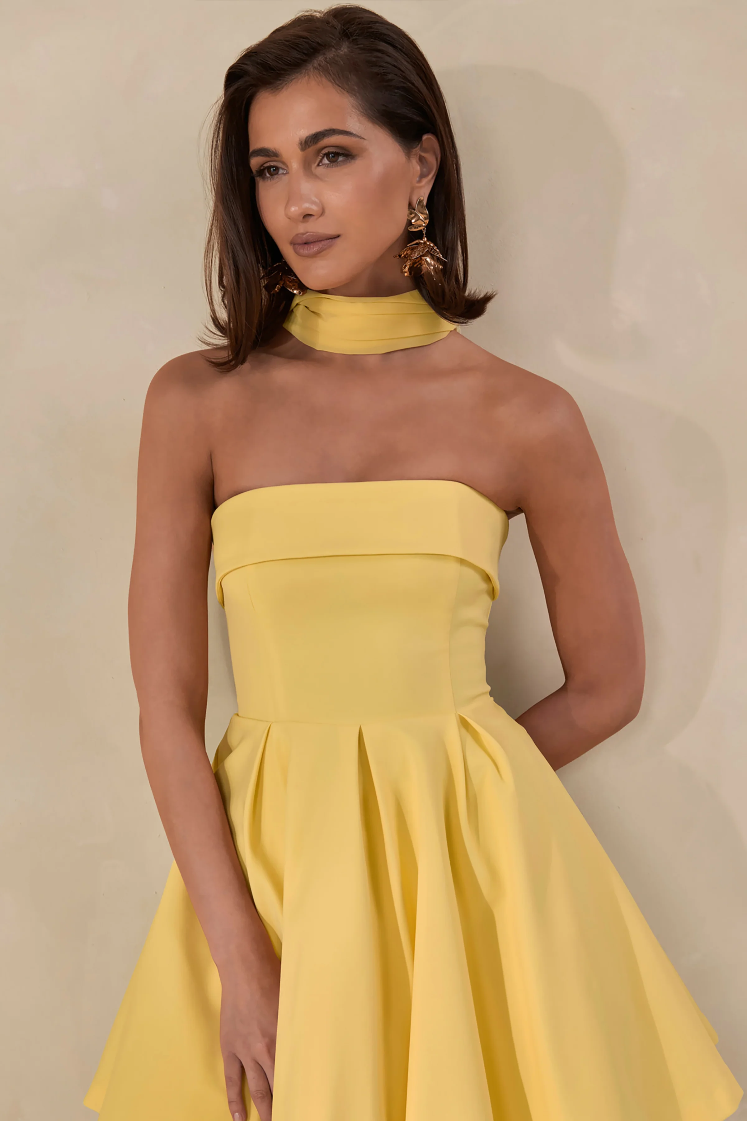 Bruna | Lemon Chiffon Scarf - Image 5