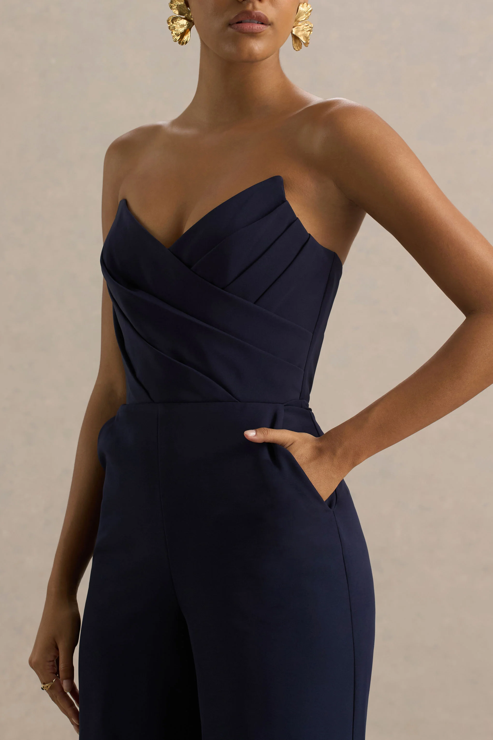 Dainty | Navy Sweetheart Jumpsuit - Image 3