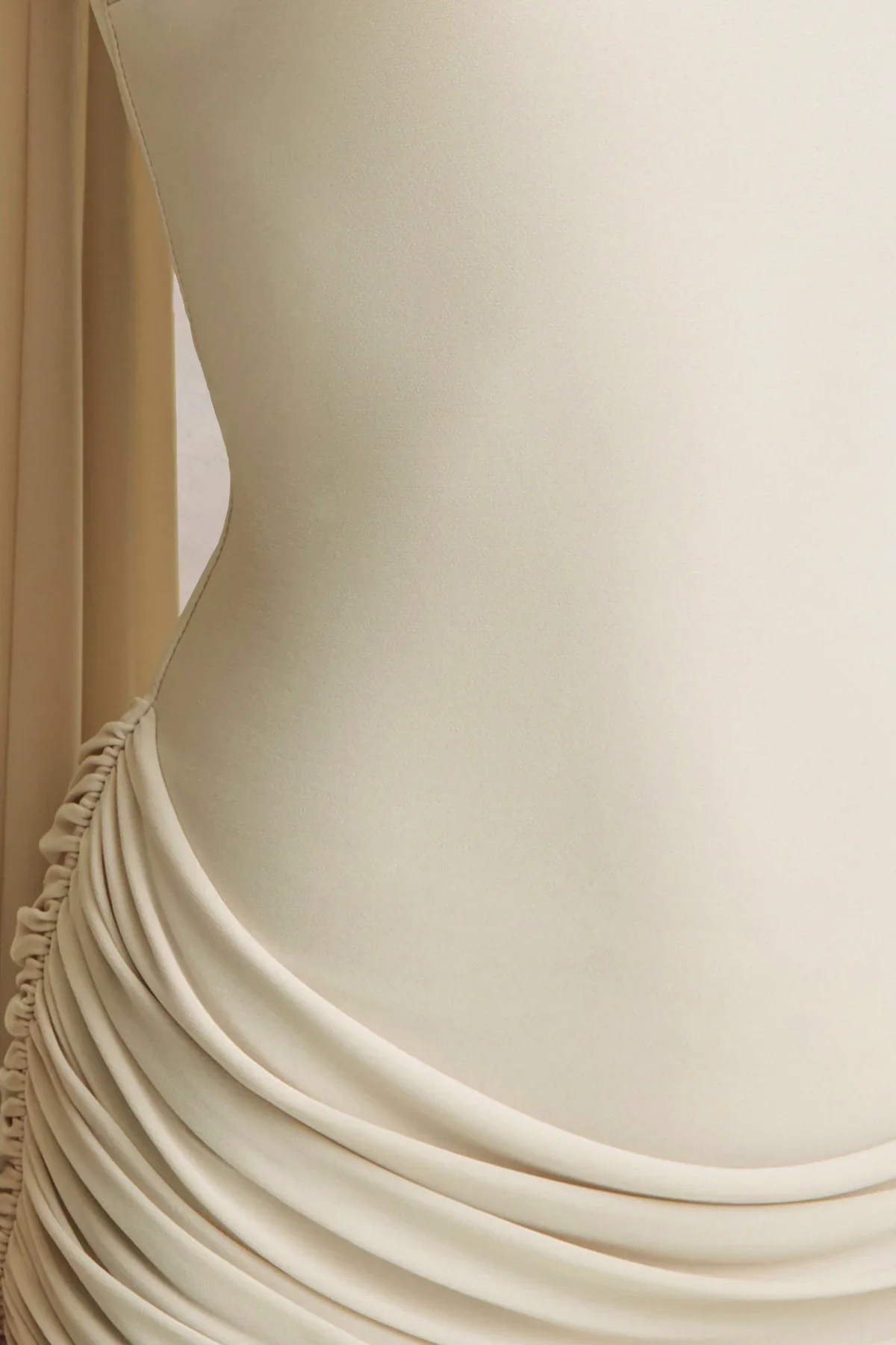 Graciella | Stone Bandeau Maxi Dress With Draped Detailing And Scarf - Image 6