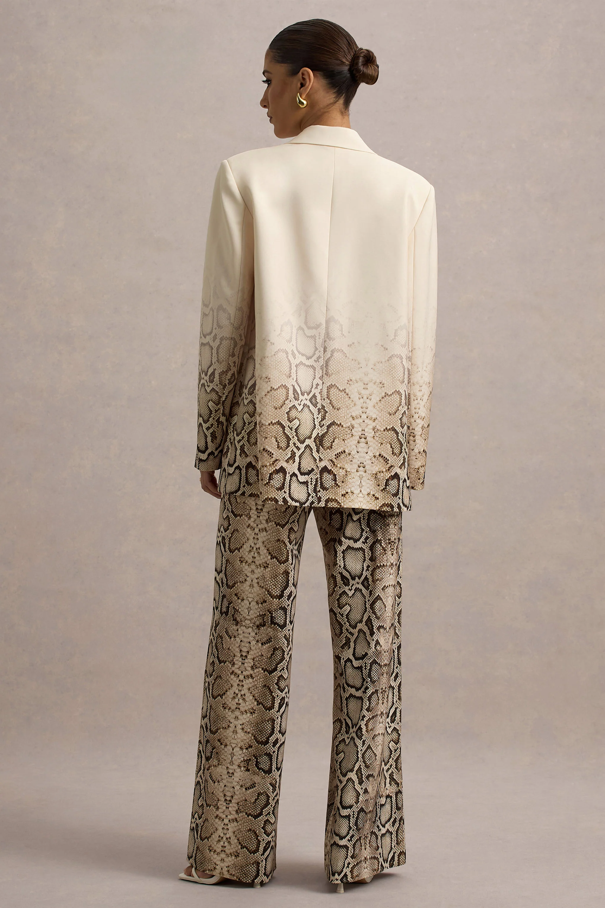 Hurley | Snake Print Ombre Longline Blazer - Image 2