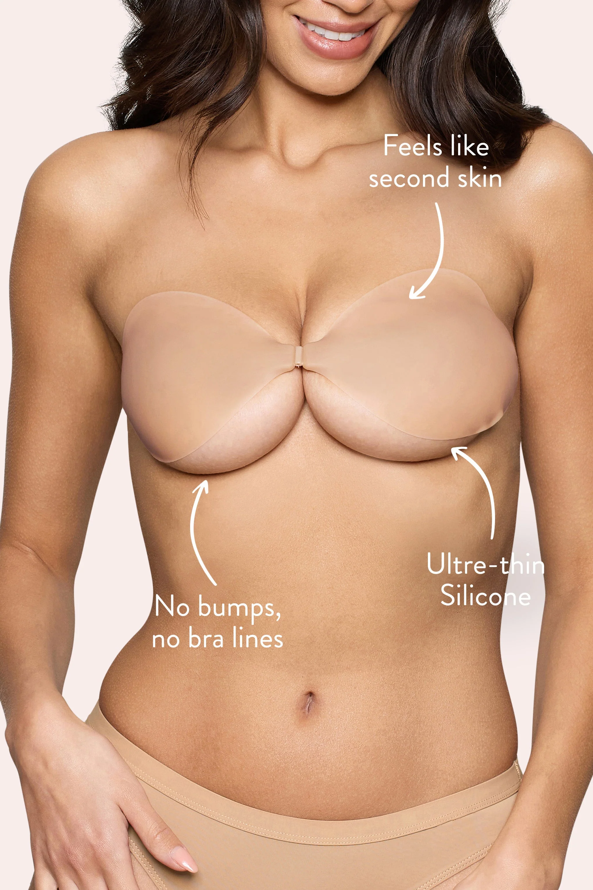 Invisibra | Boomba Beige Invisible Sticky Bra - Image 3