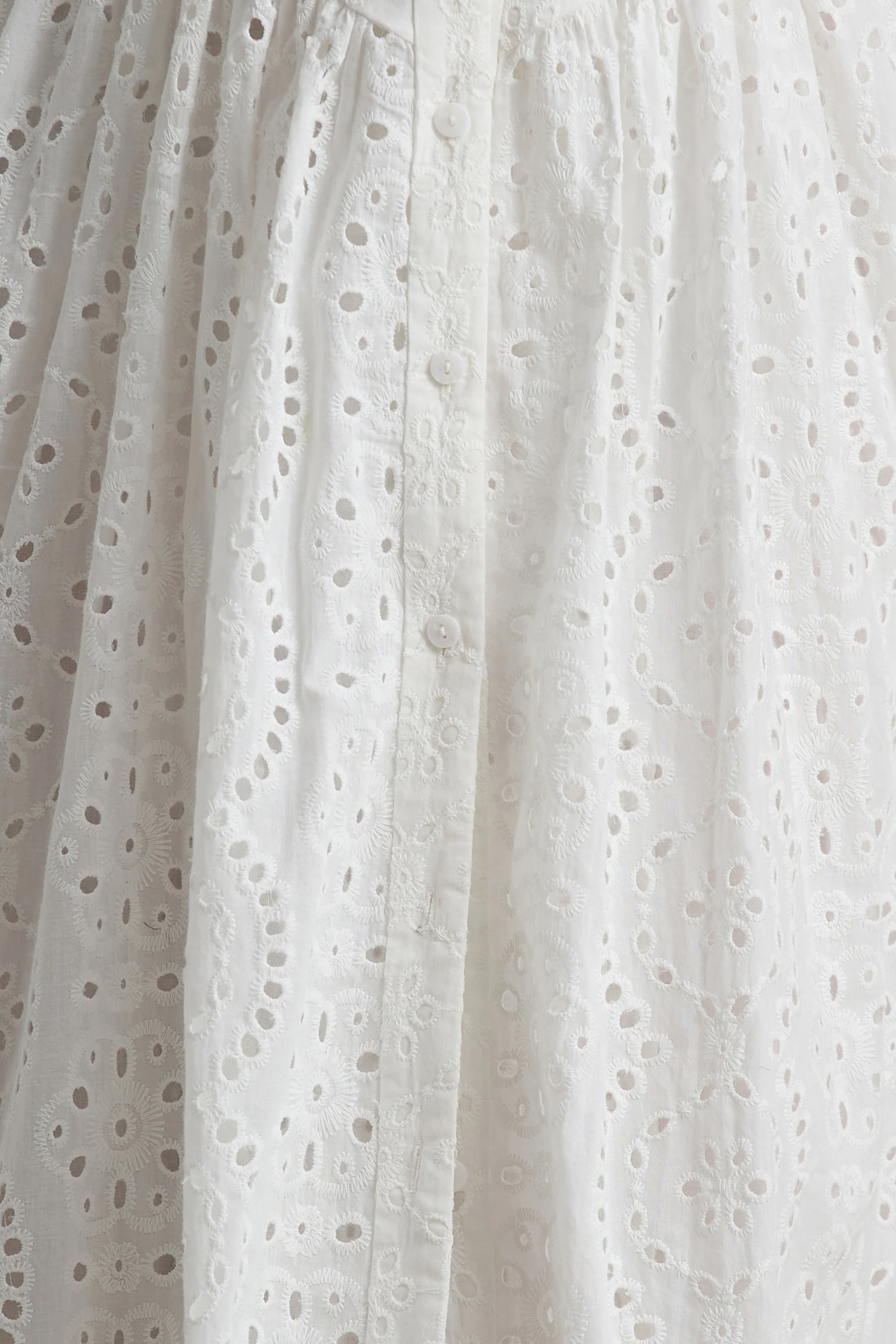 Jezebel | White Lace Plunge-Neck Collared Midi Dress - Image 7