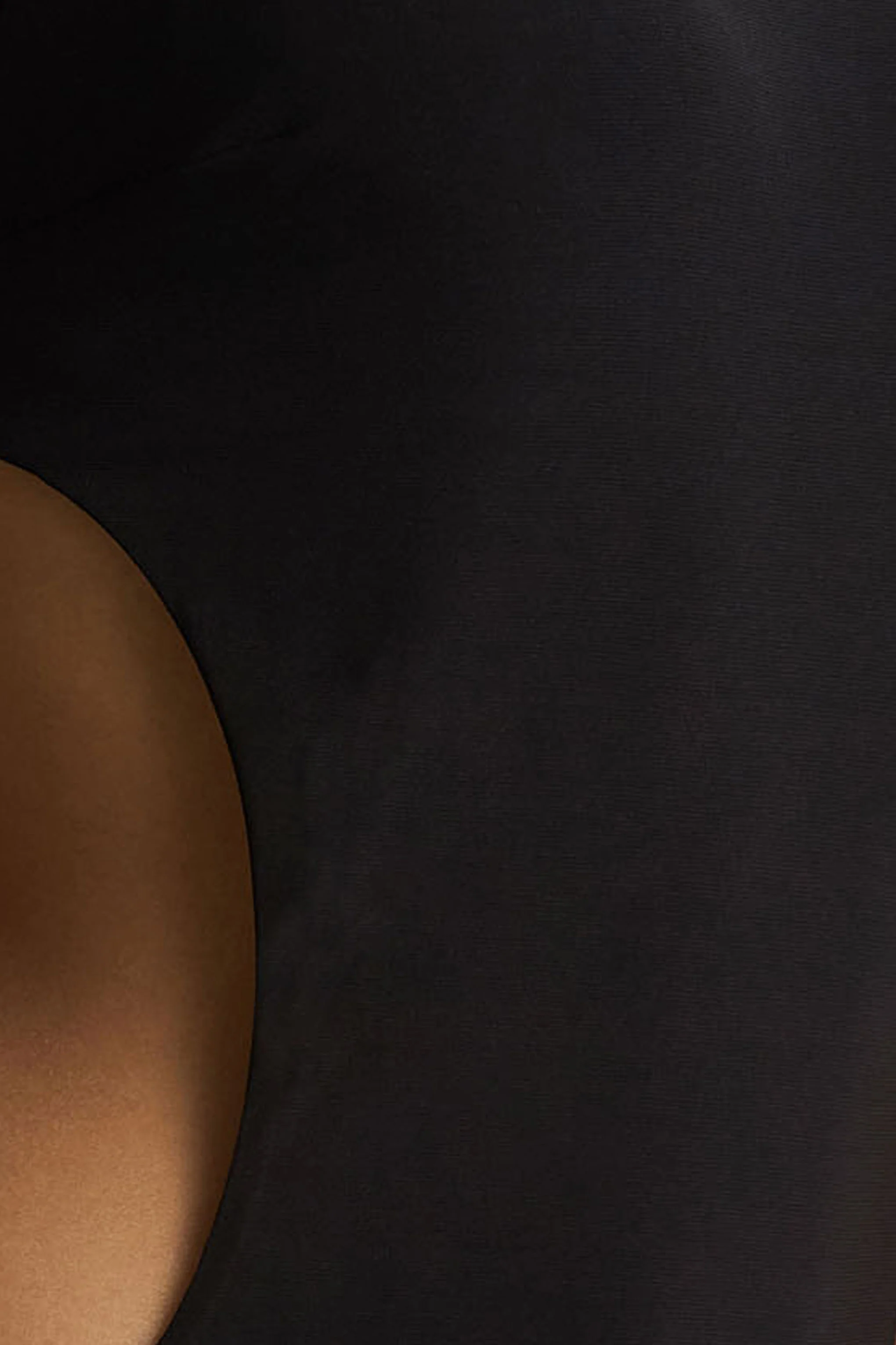 Katara | Black High-Neck Maxi Dress With Body Cut-Out Details - Image 6