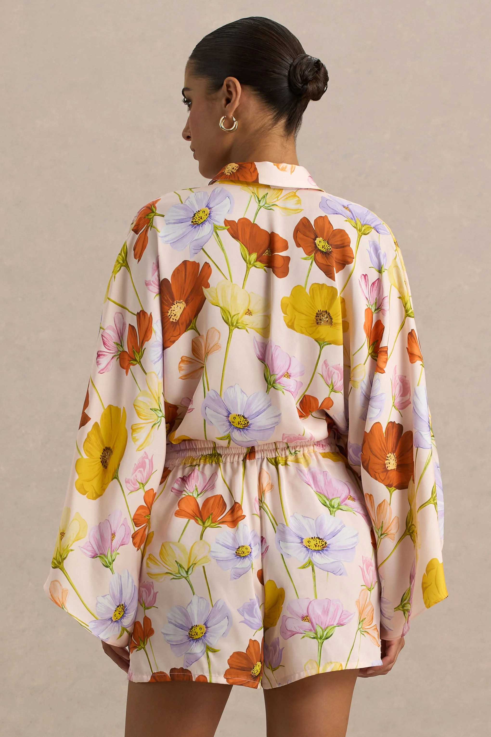 Lolite | Bright Floral Print Long-Sleeve Shirt - Image 2