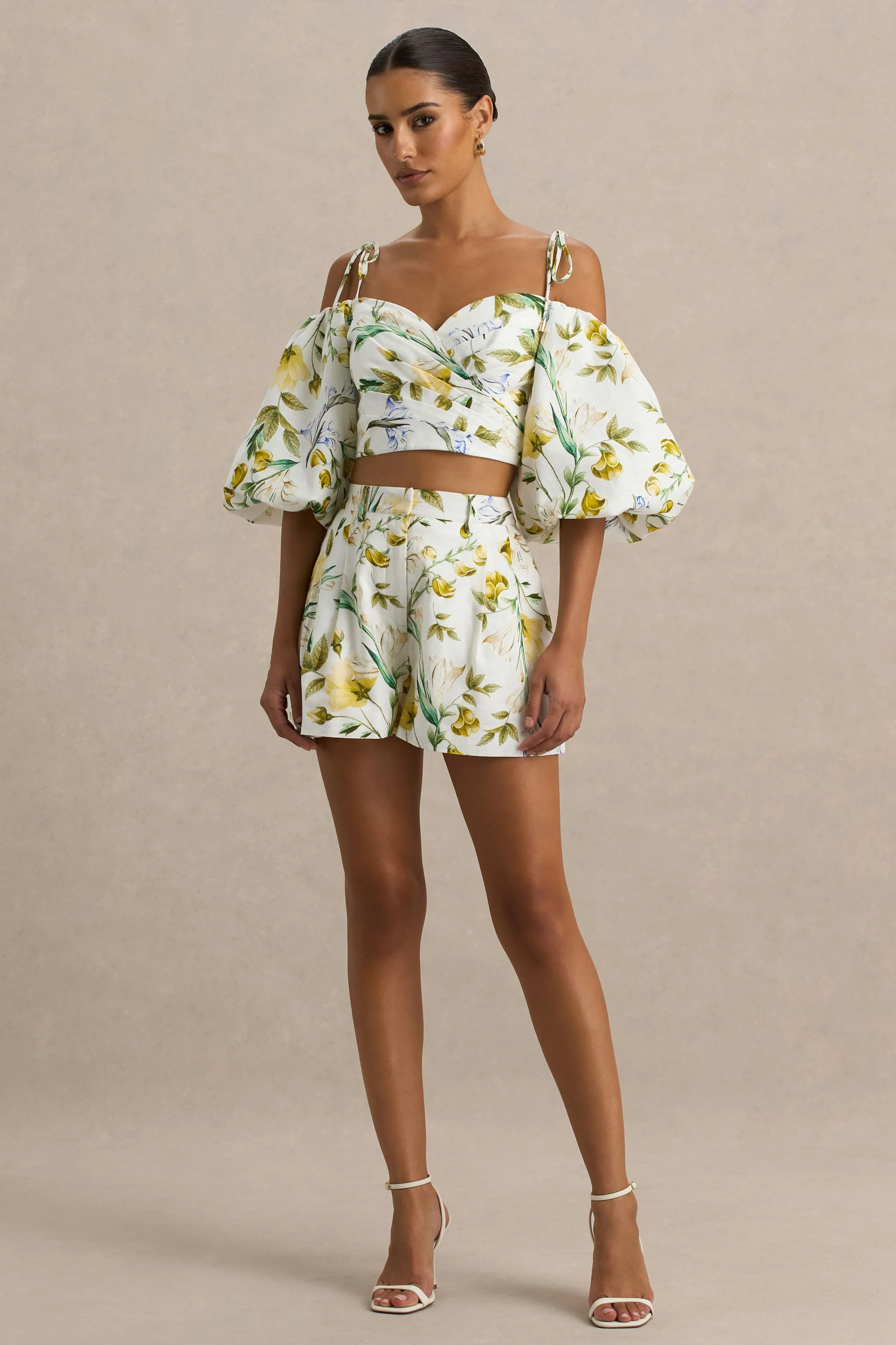 Pixel | Lemon Floral Print Shorts - Image 5