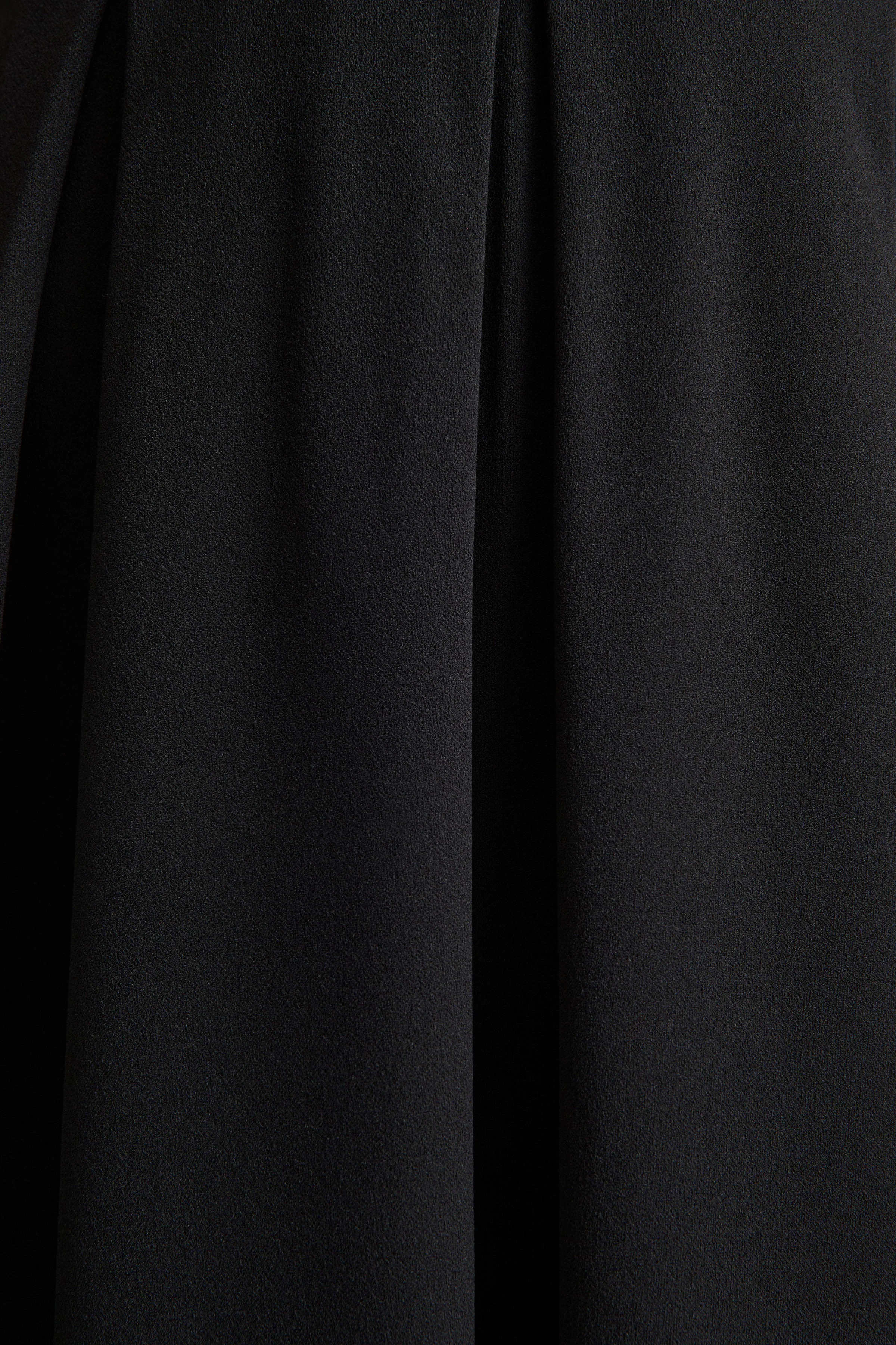 Rhode | Black Halter-Neck Midi Dress - Image 6