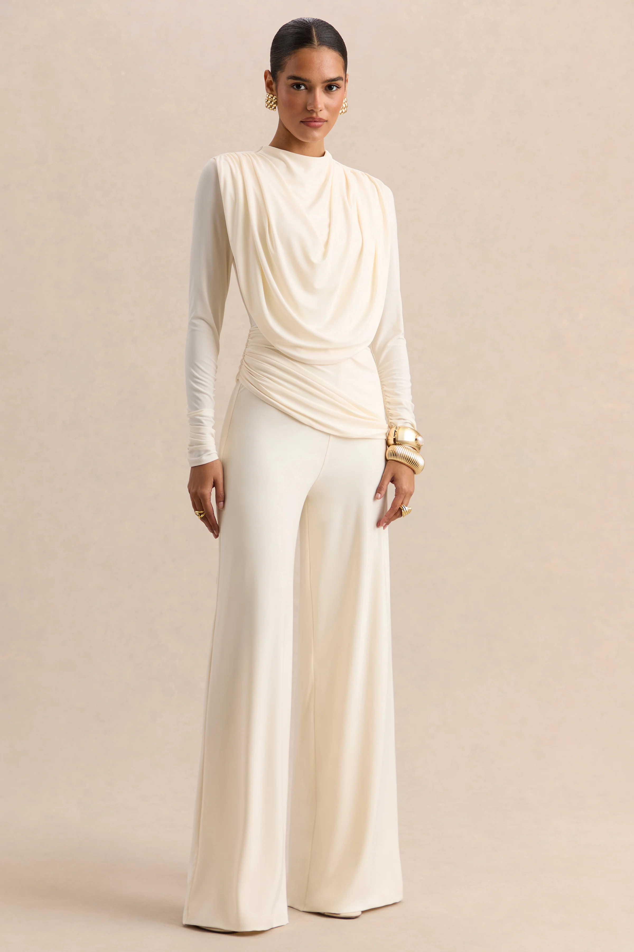 Safirra | White Wide-Leg Trouser - Image 7