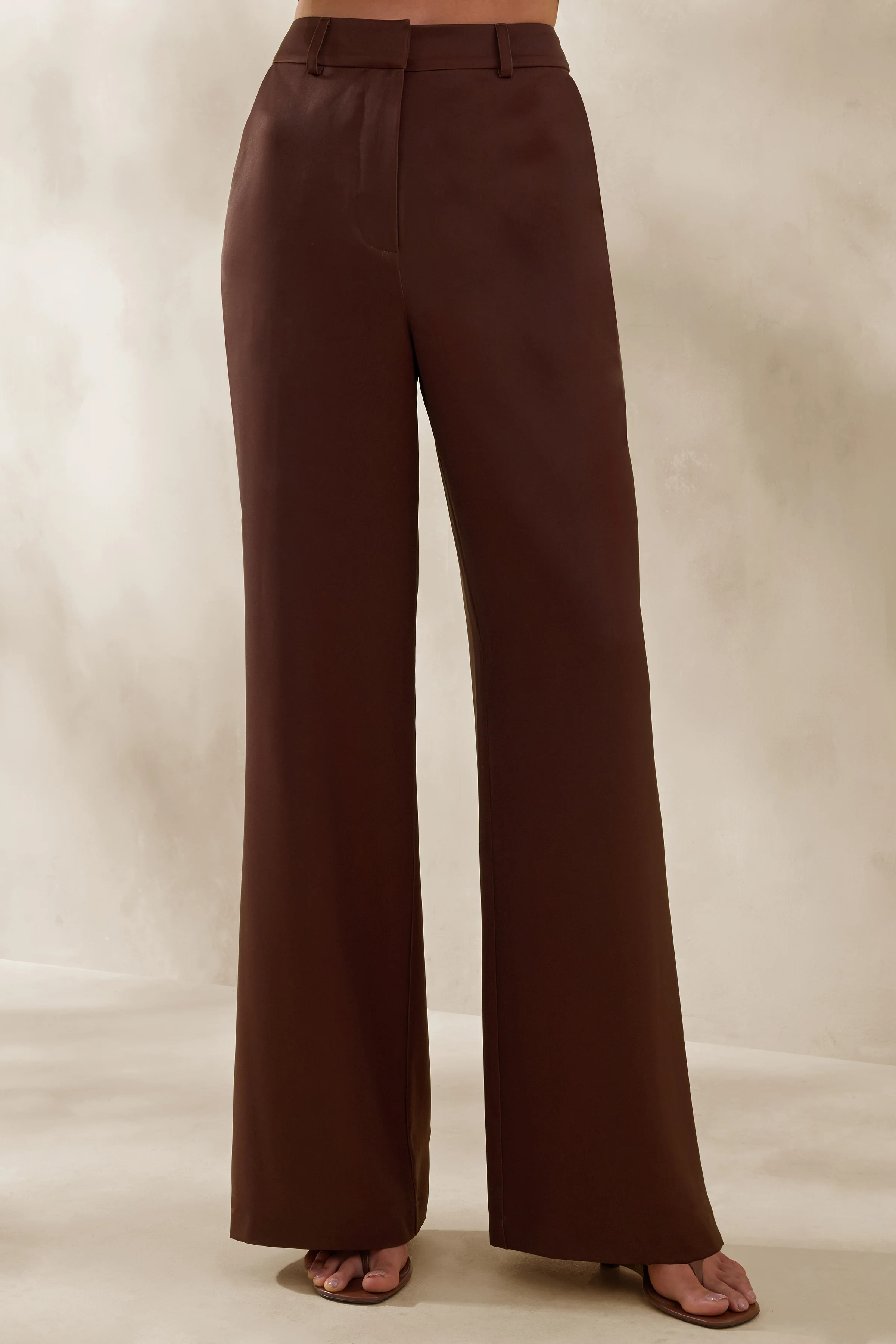 Seloria | Brown Wide-Leg Trouser - Image 3