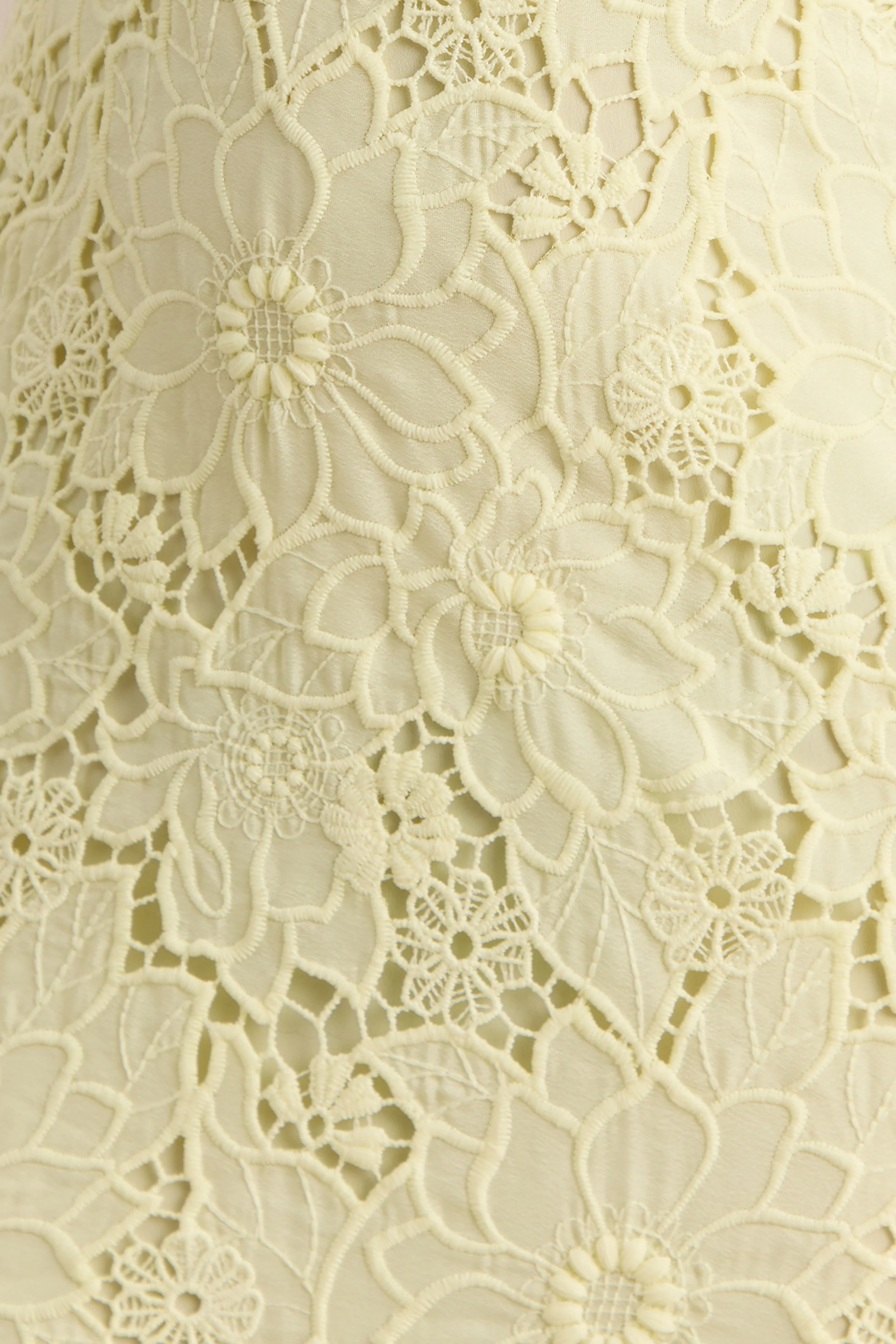 Suzie | Lemon Lace Bandeau Maxi Dress - Image 6
